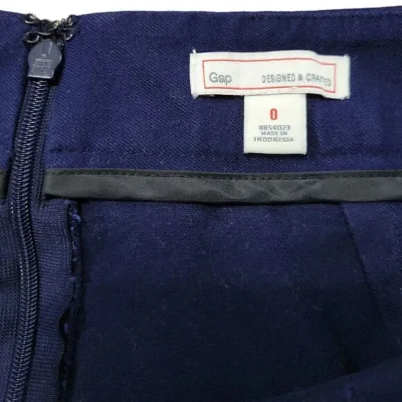 Gap Skirt Size 0 W28" Women's Pencil Skirt Stretch Stretch Business Casual Skirt - Picture 5 of 5